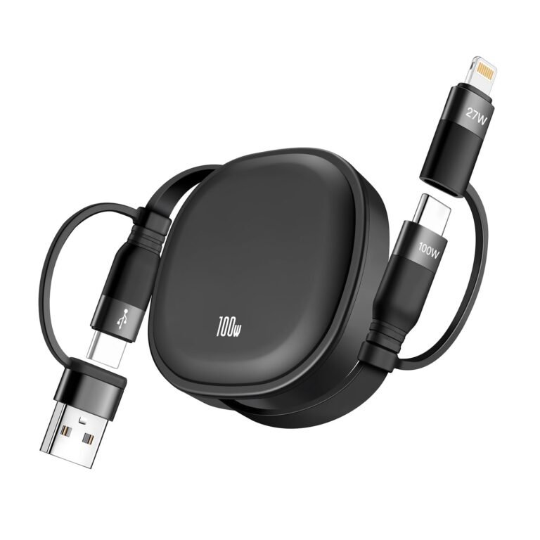 5-in-1 Retractable Charging Cable