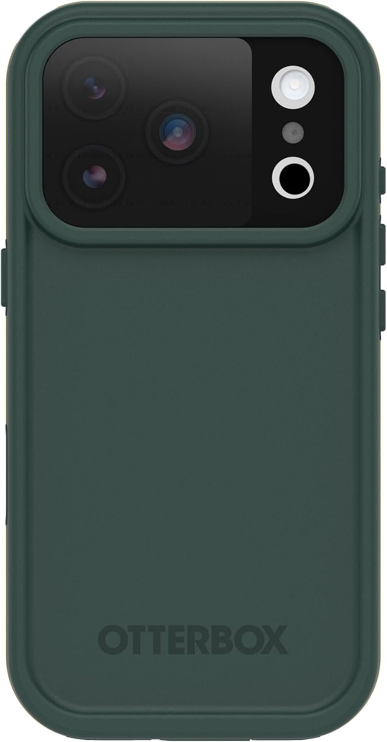 OtterBox FRĒ Series Waterproof Case for iPhone 17 Pro (Green)