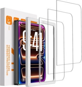 Mkeke Tempered-Glass 3-Pack (iPhone Duo)