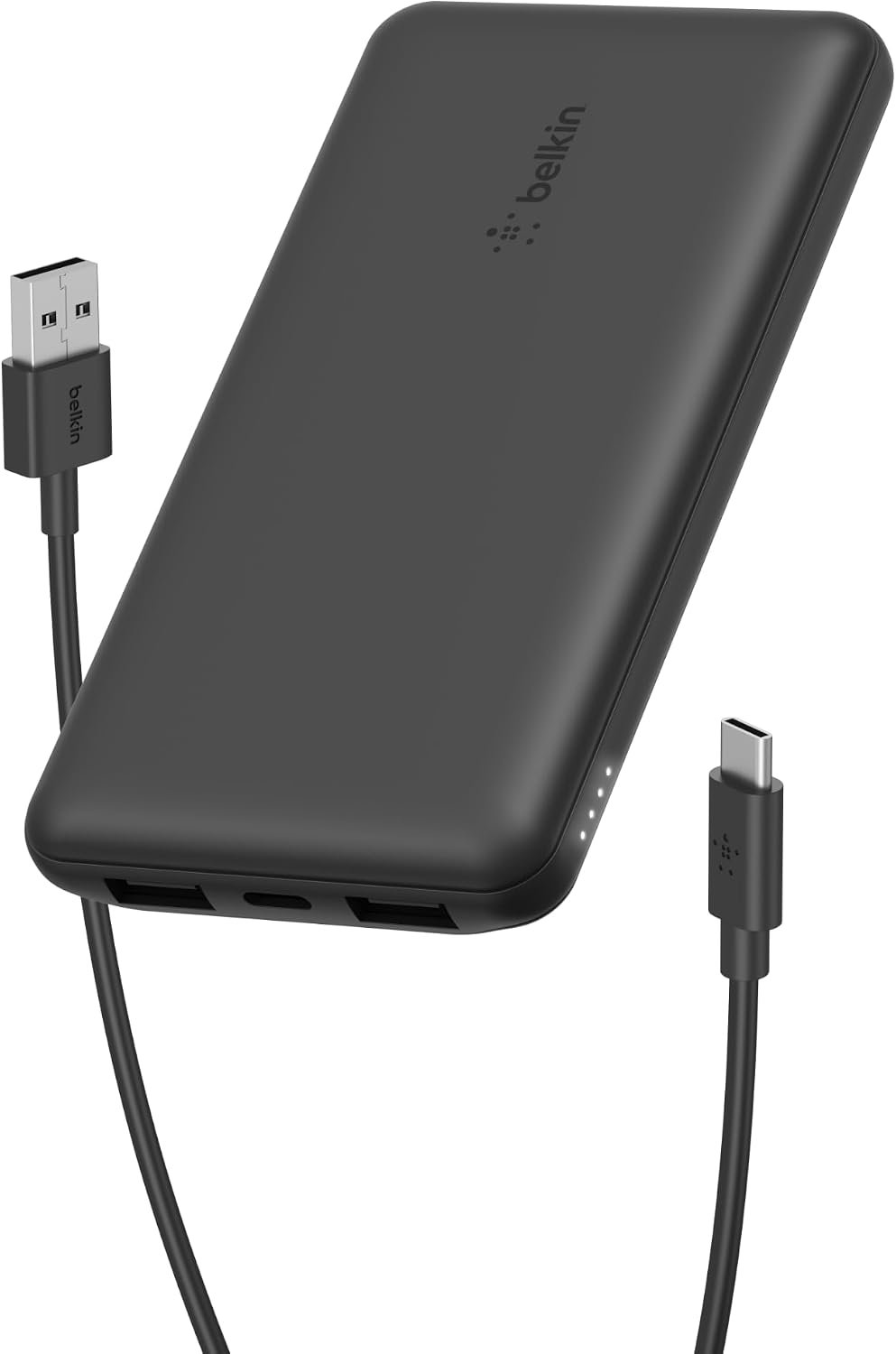 Belkin 10,000mAh 15W 3-Port Power Bank with USB-A to USB-C Cable