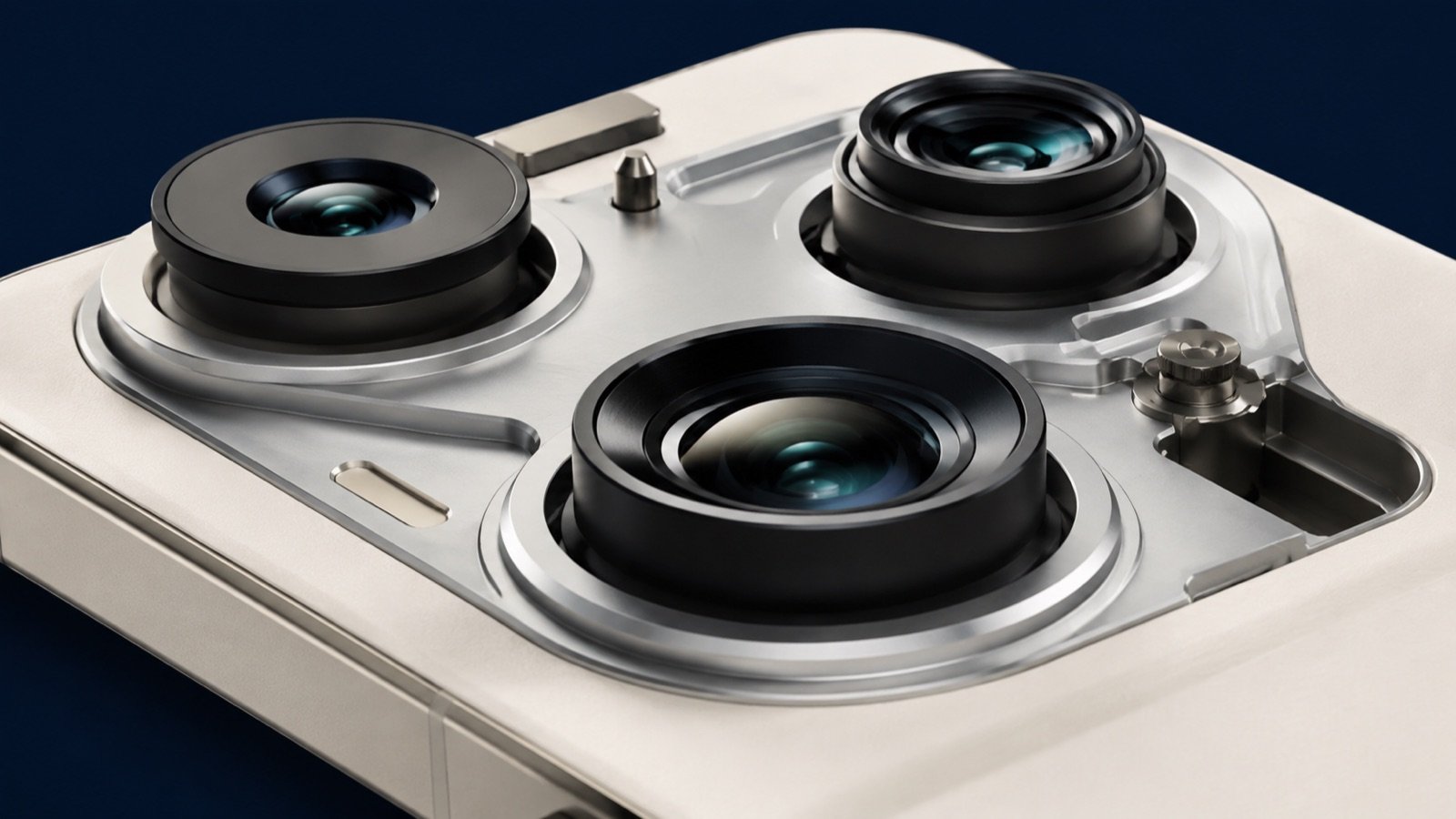 Tiny Tech Box conceptual illustration of three smartphone camera lenses