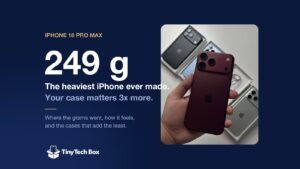 iPhone 18 Pro Max weight: 249 g, the heaviest iPhone ever made