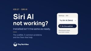 Siri AI not working? Join the waitlist in Settings, Siri, Try Siri AI (Beta), then fix the five common problems