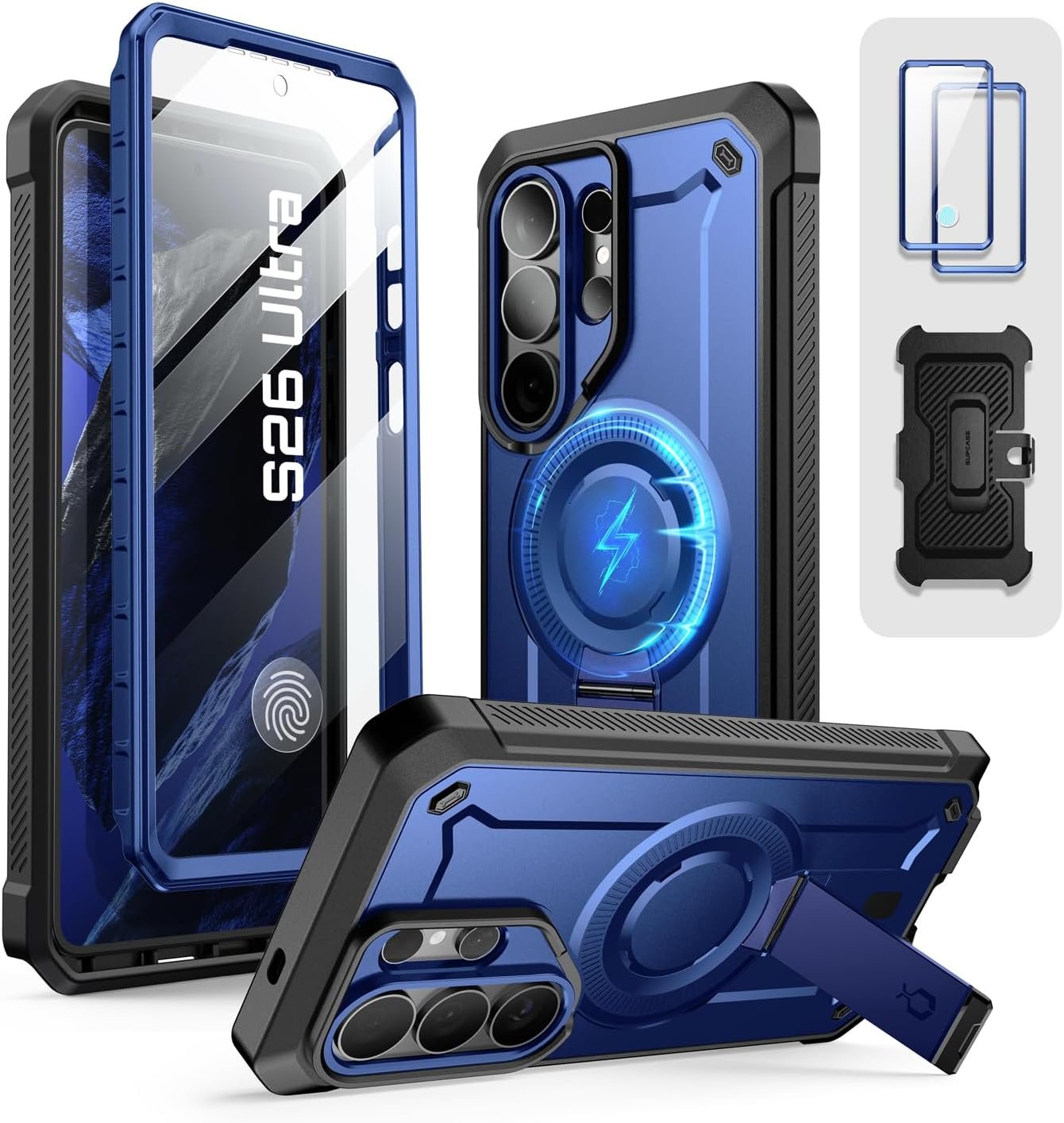 SUPCASE Case for Galaxy S26 Ultra (Built-in Stand, Cobalt)