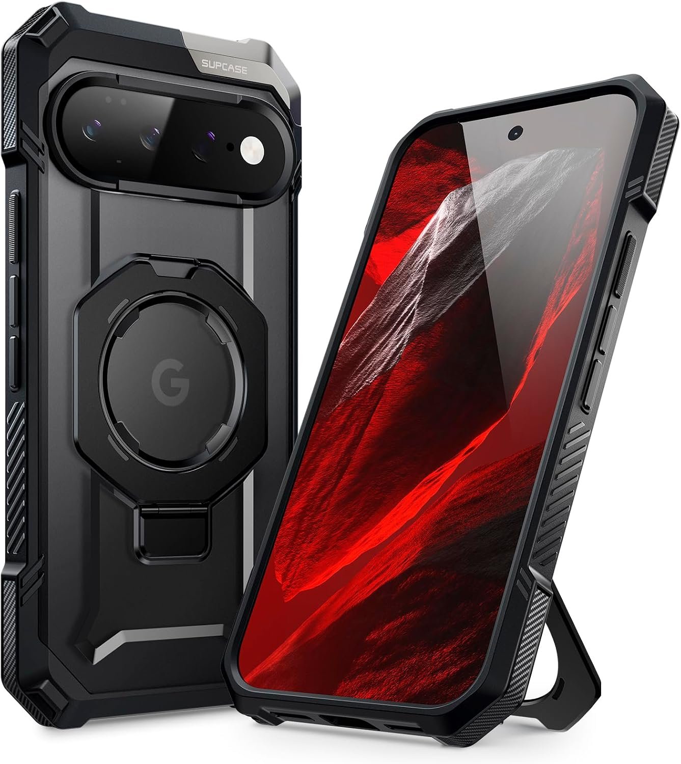 SUPCASE Case for Pixel 11 Pro XL (Built-in Stand, Black)