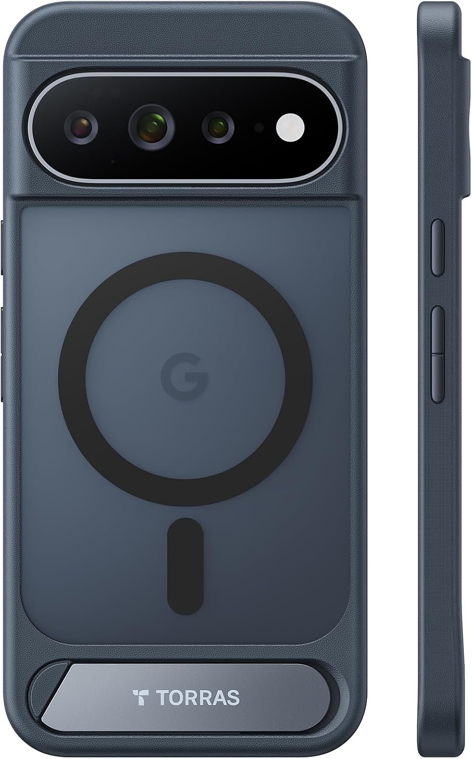 TORRAS Stronger Magnetic Stand Case for Pixel 11 Pro XL (Matte Black)