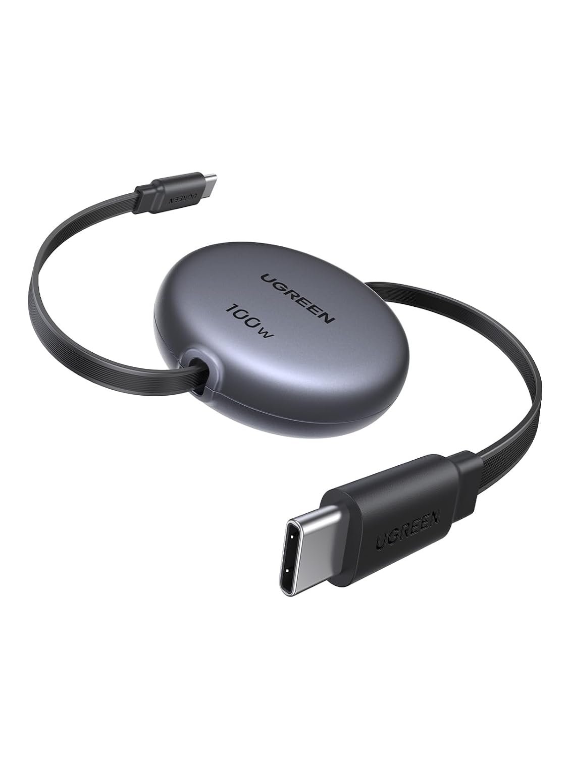 UGREEN 100W Retractable USB-C Cable (3.3ft)