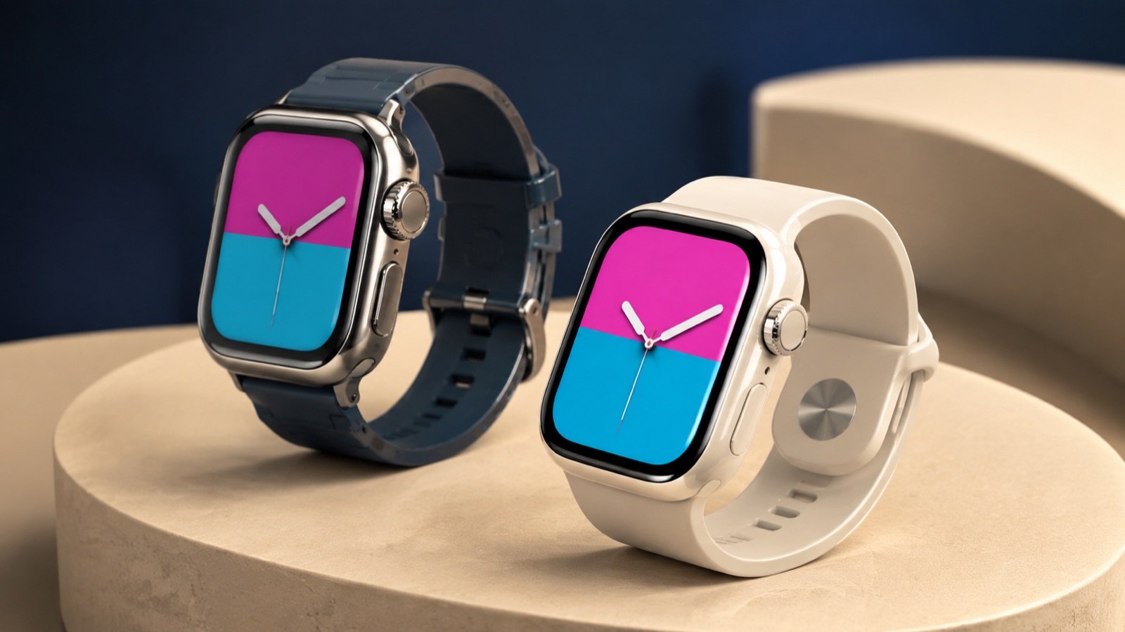 Tiny Tech Box concepts of ceramic-style and titanium-style smartwatches